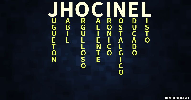 Acróstico jhocinel