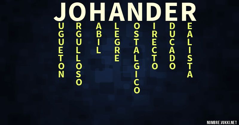 Acróstico johander