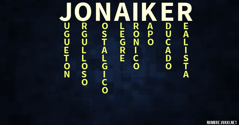 Acróstico jonaiker
