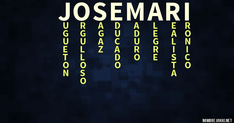 Acróstico josemari