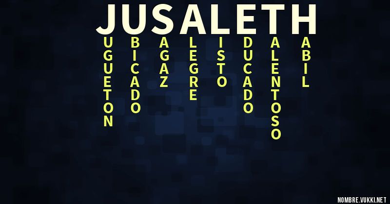 Acróstico jusaleth