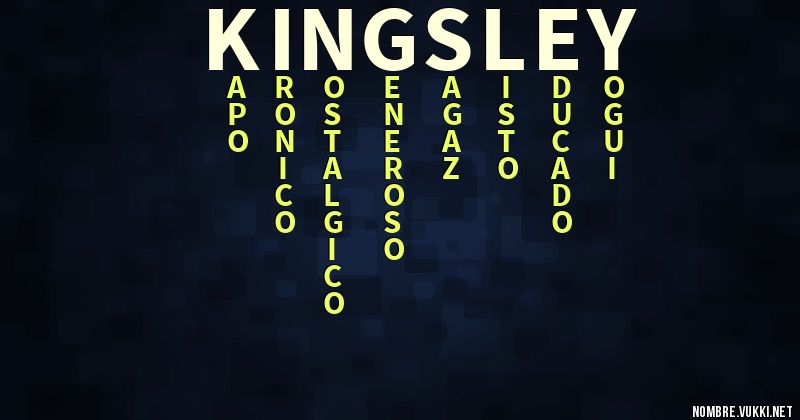 Acróstico kingsley