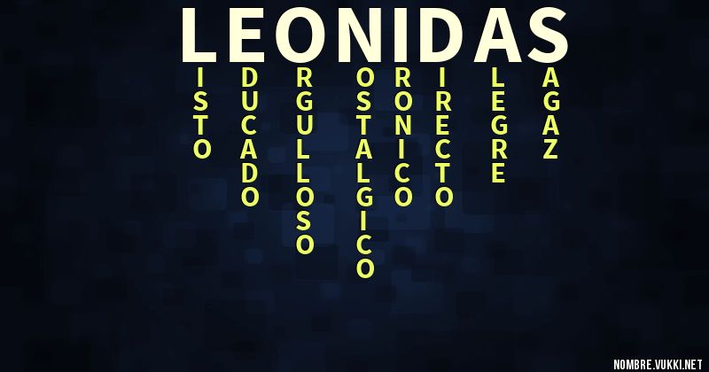 Acróstico leonidas