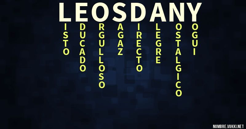 Acróstico leosdany