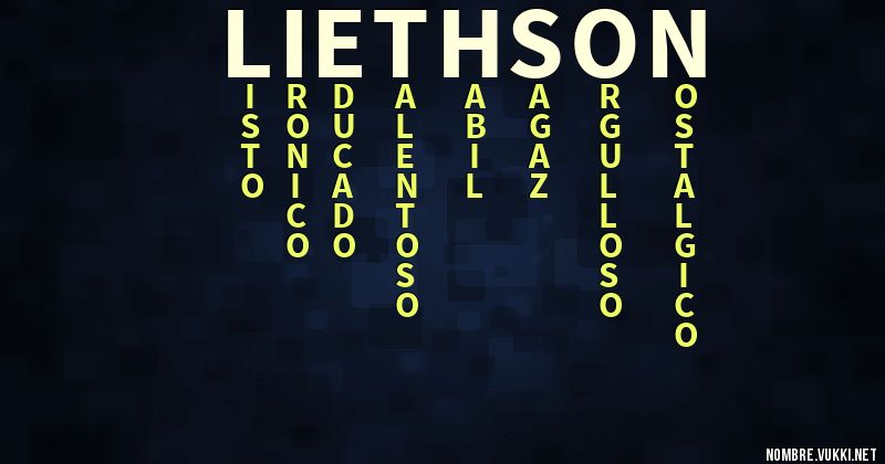 Acróstico liethson