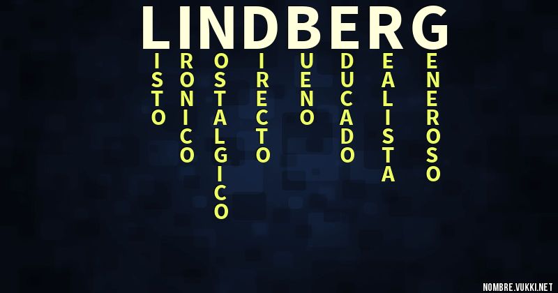 Acróstico lindberg