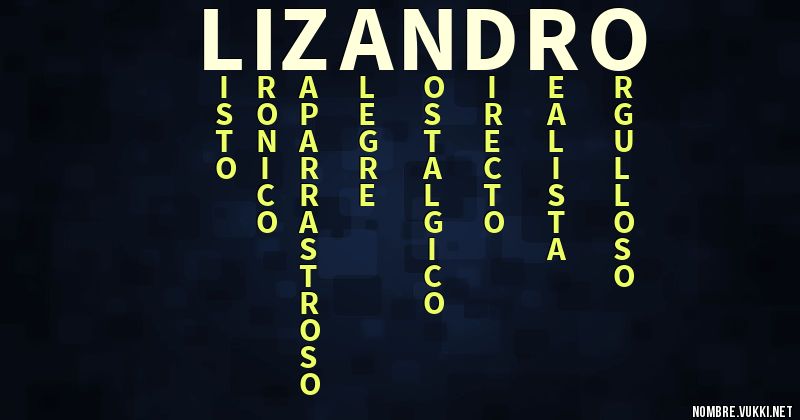 Acróstico lizandro