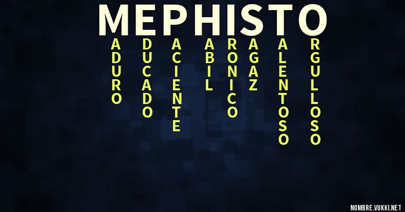 Acróstico mephisto