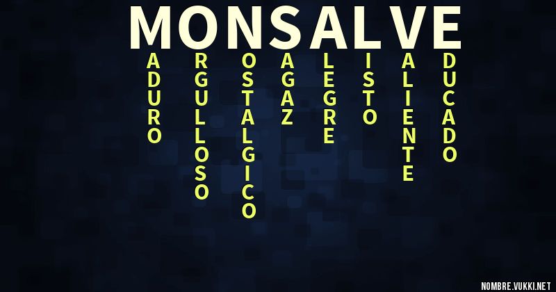 Acróstico monsalve