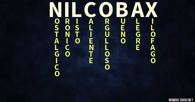 Acróstico nilcobax