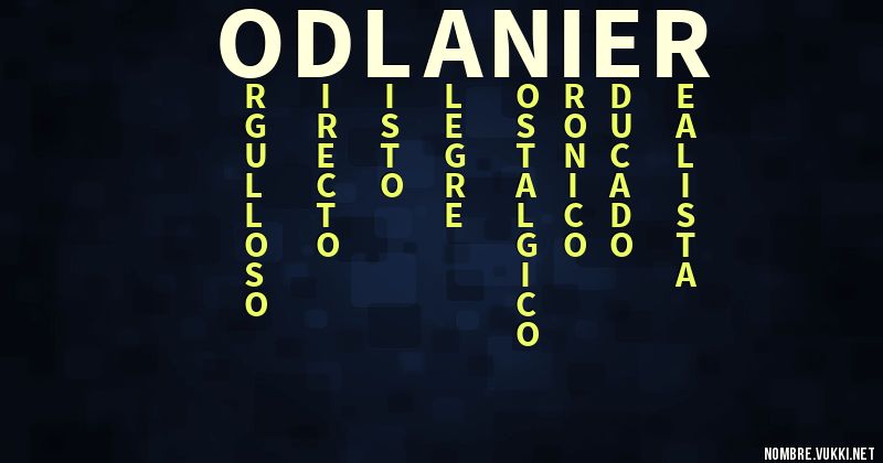 Acróstico odlanier