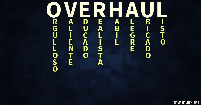 Acróstico overhaul