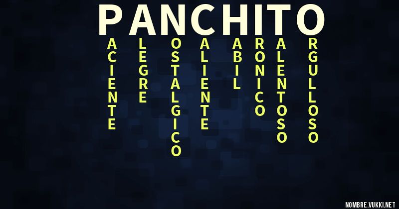 Acróstico panchito