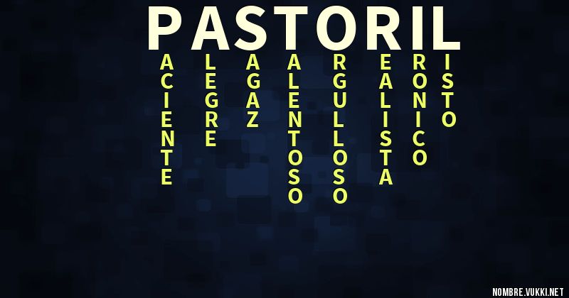 Acróstico pastoril