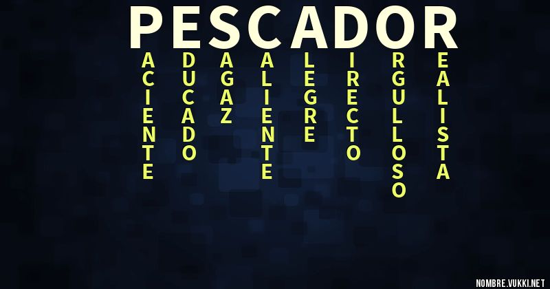 Acróstico pescador