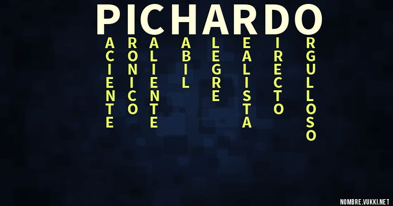 Acróstico pichardo