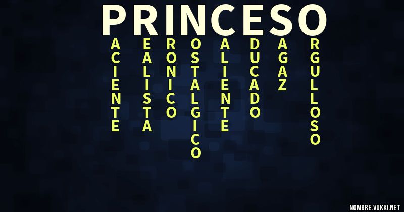 Acróstico princeso