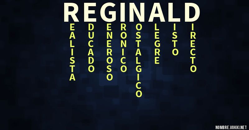 Acróstico reginald