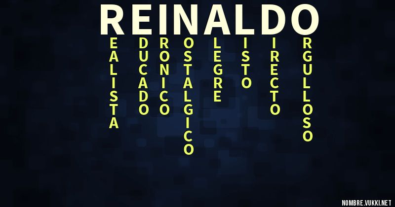 Acróstico reinaldo