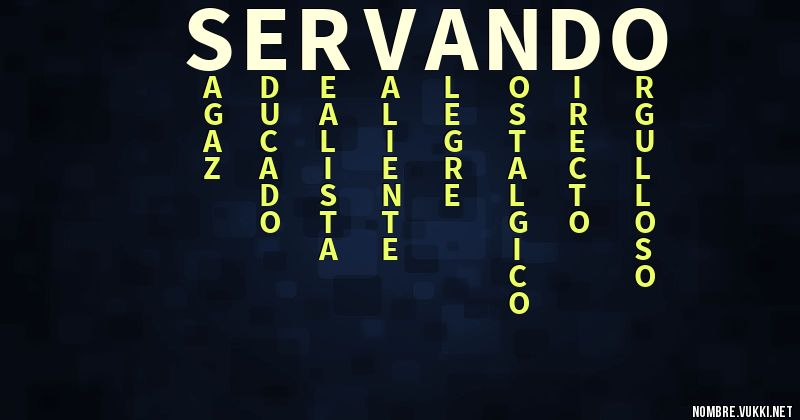 Acróstico servando