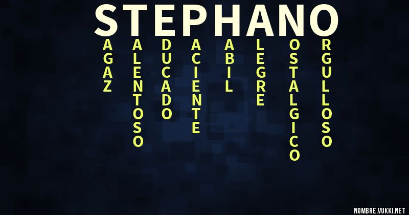 Acróstico stephano