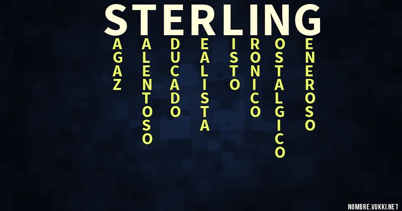 Acróstico sterling