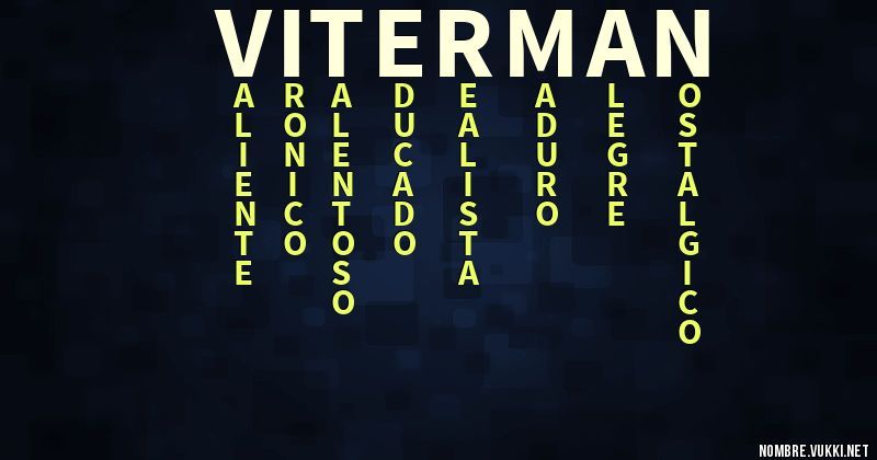 Acróstico viterman