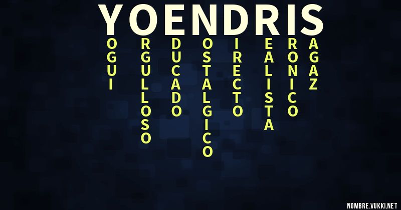 Acróstico yoendris