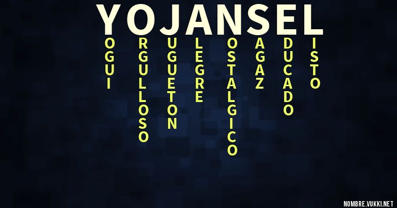 Acróstico yojansel