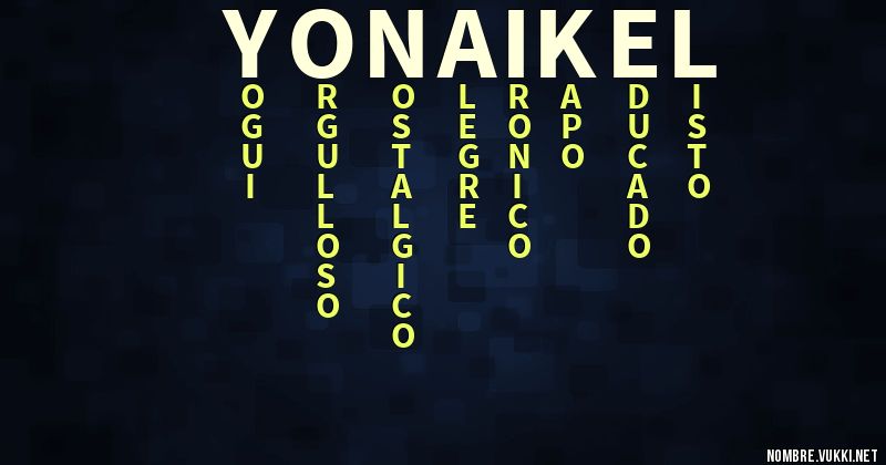 Acróstico yonaikel