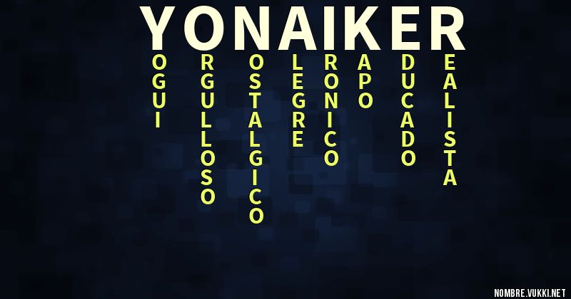 Acróstico yonaiker