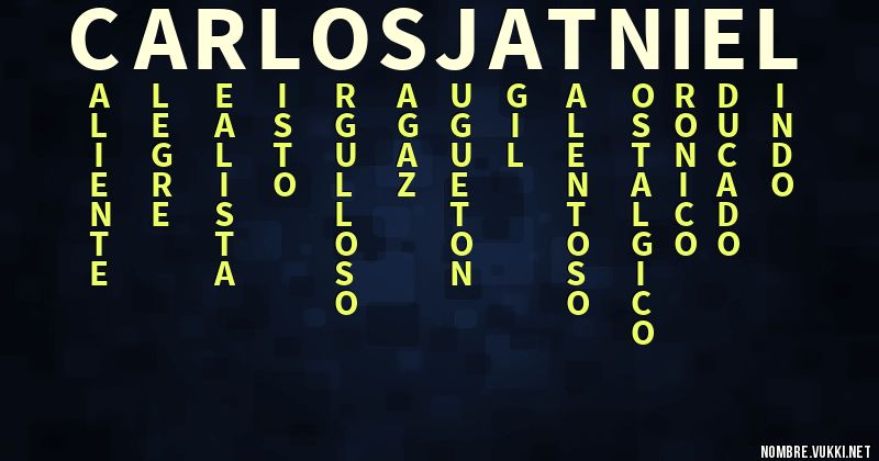 Acróstico carlos jatniel