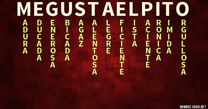 Acróstico me gusta el pito