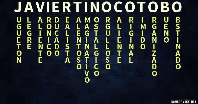 Acróstico javier tinoco tobo