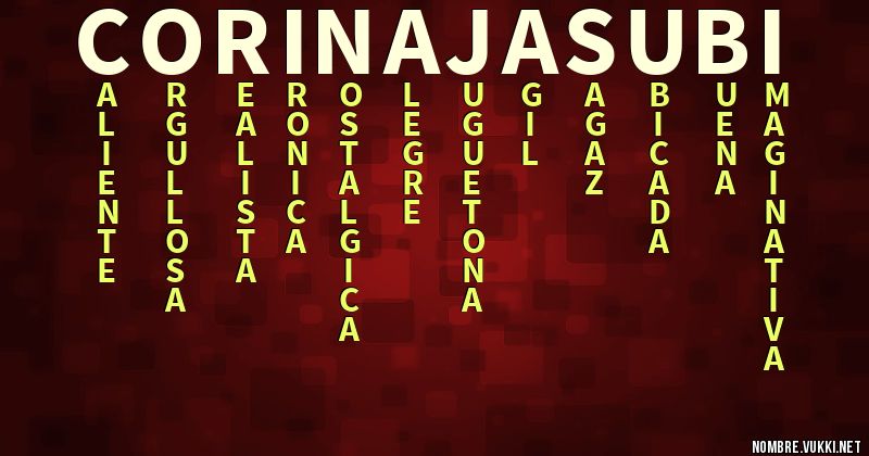 Acróstico corina jasubi