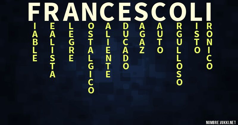 Acróstico francescoli