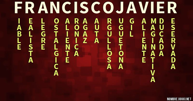 Acróstico francisco javier