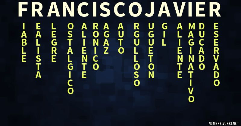 Acróstico francisco javier