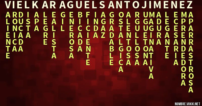 Acróstico vielka  raguel santo jiménez