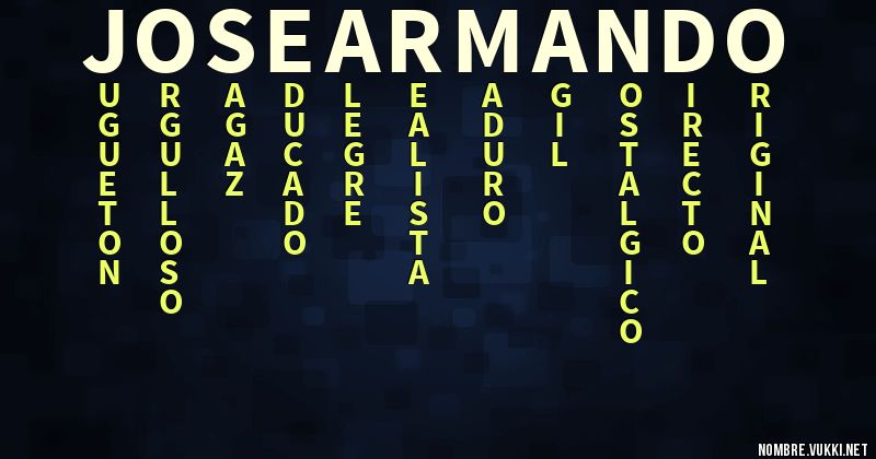 Acróstico josé armando