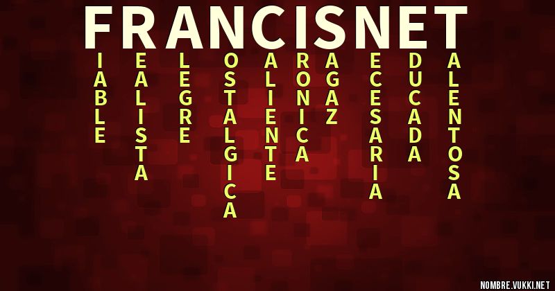 Acróstico francisnet