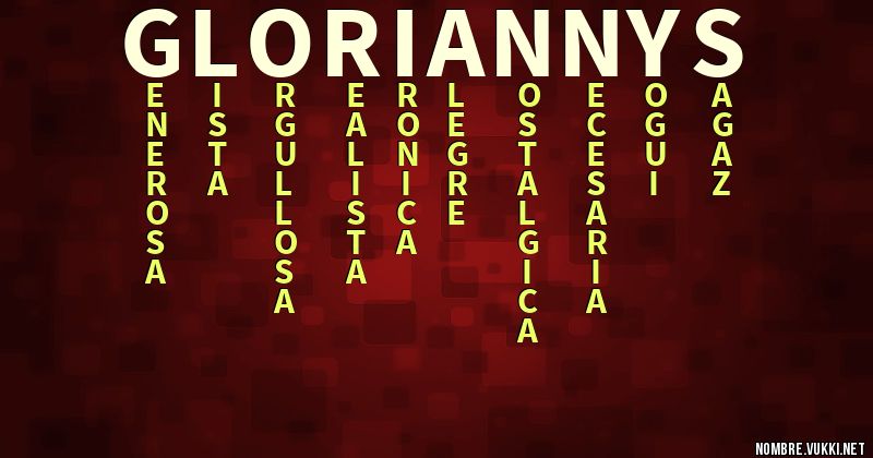 Acróstico gloriannys
