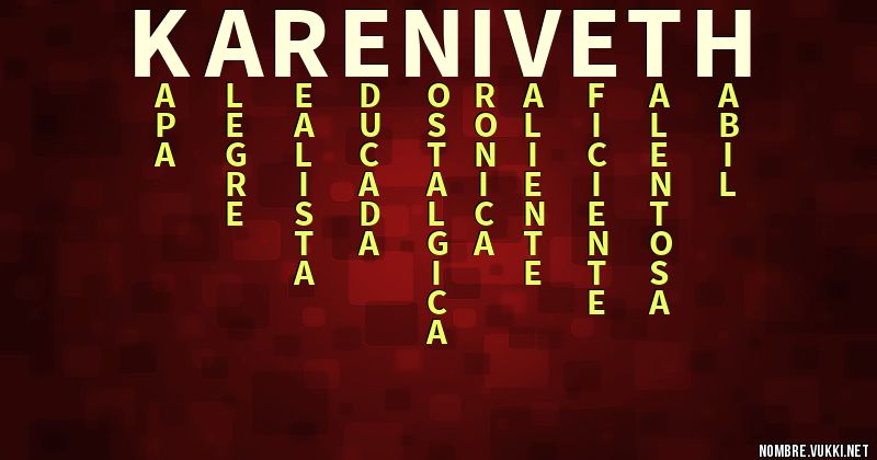 Acróstico karen iveth