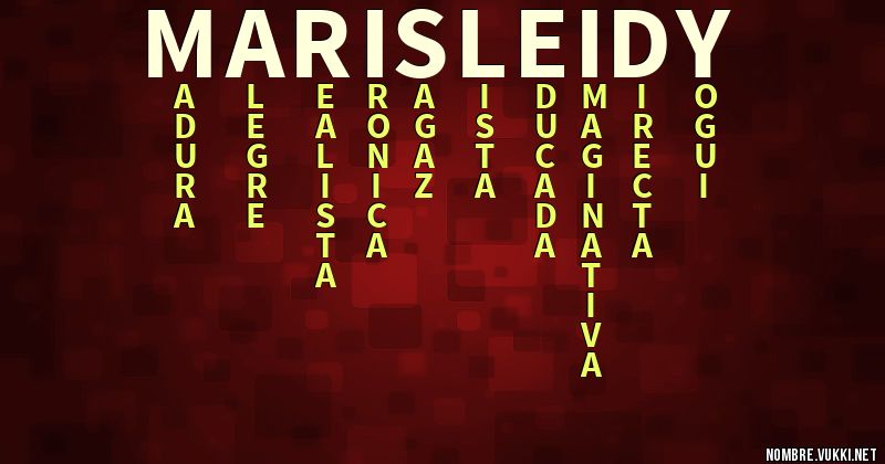 Acróstico marisleidy