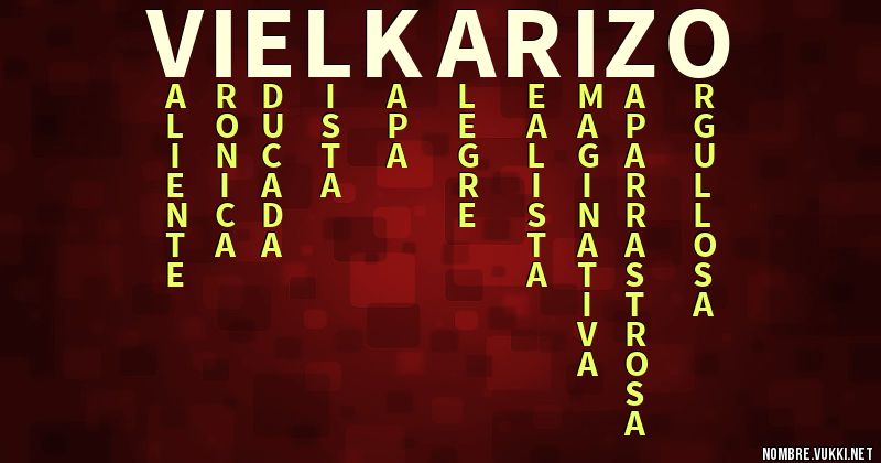 Acróstico vielka rizo
