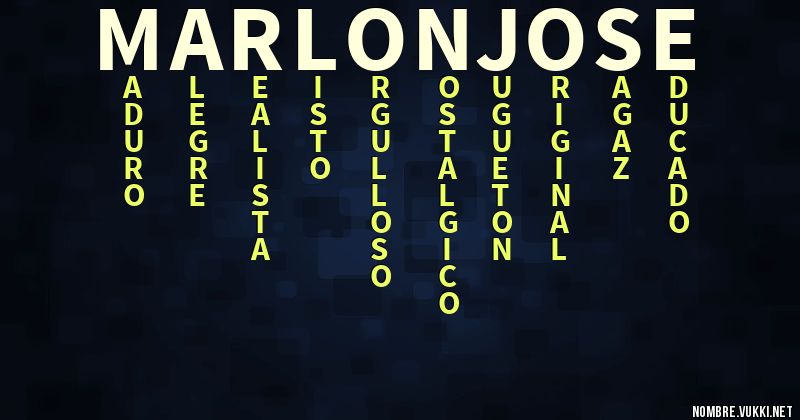 Acróstico marlon jose