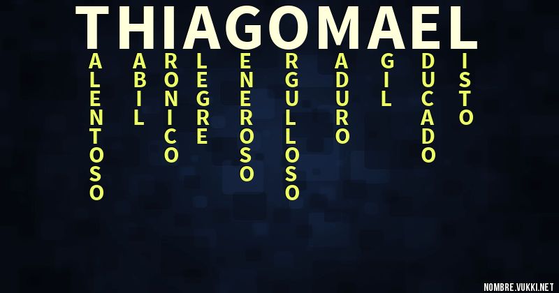 Acróstico thiago mael