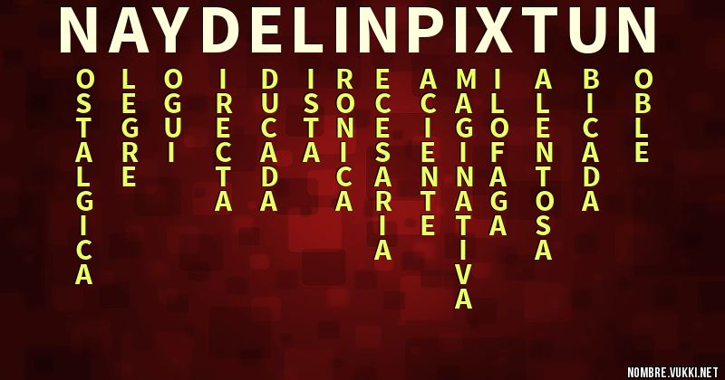 Acróstico naydelin pixtun