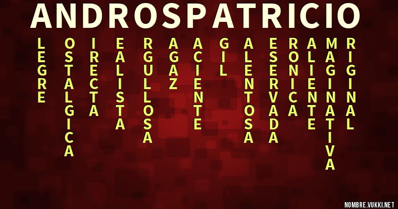 Acróstico andros patricio