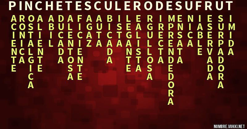 Qué significa pinche tes culero de su frut
